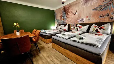 Ein Bett oder Betten in einem Zimmer der Unterkunft Boutique Apartments Vienna - Premium 1
