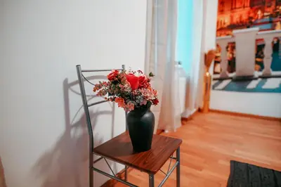 Ein Bett oder Betten in einem Zimmer der Unterkunft Vienna Central Apartment 4