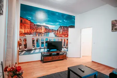 TV/Unterhaltungsangebot in der Unterkunft Vienna Central Apartment 4