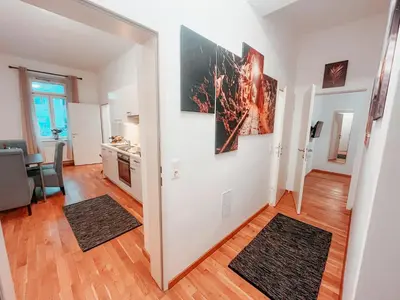 Ein Bett oder Betten in einem Zimmer der Unterkunft Vienna Central Apartment 4