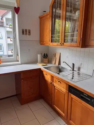 Küche/Küchenzeile in der Unterkunft Appartment Weitblick