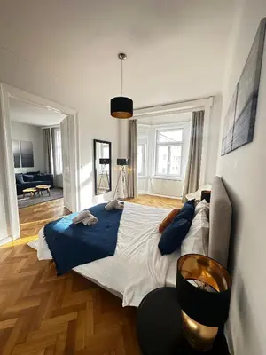 Ein Sitzbereich in der Unterkunft Luxury 3 bedroom apartment near Schönbrunn Palace