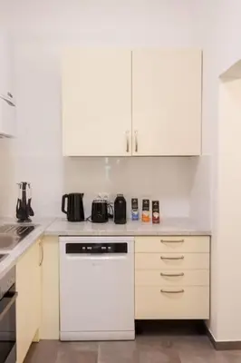 Küche/Küchenzeile in der Unterkunft Apartment in Leopoldstadt