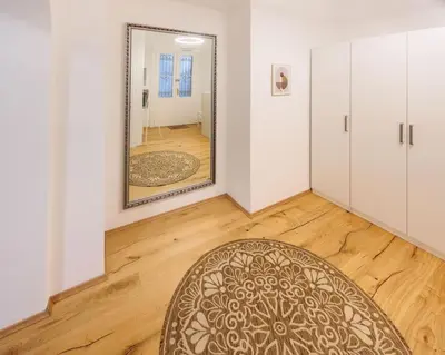 Ein Bett oder Betten in einem Zimmer der Unterkunft Apartment in Leopoldstadt