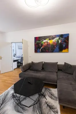 Ein Sitzbereich in der Unterkunft Palais Petrus