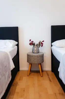 Ein Bett oder Betten in einem Zimmer der Unterkunft LAX Apartments