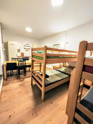 Ein Bett oder Betten in einem Zimmer der Unterkunft Cosy Family Condo // Double Deck