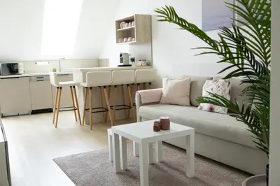 Küche/Küchenzeile in der Unterkunft SI apartments - Smart Inn