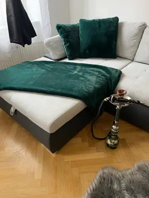 Ein Bett oder Betten in einem Zimmer der Unterkunft Anna Luxury Apartment