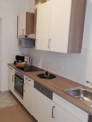 Küche/Küchenzeile in der Unterkunft Anna Luxury Apartment