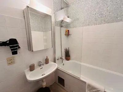 Ein Badezimmer in der Unterkunft Appartment near Schönbrunn