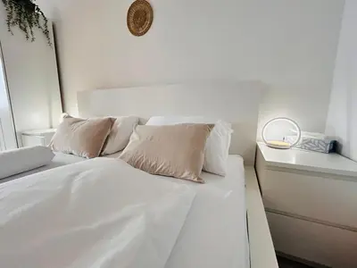 Ein Bett oder Betten in einem Zimmer der Unterkunft Appartment near Schönbrunn
