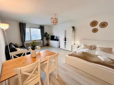 Ein Bett oder Betten in einem Zimmer der Unterkunft Appartment near Schönbrunn
