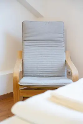 Ein Sitzbereich in der Unterkunft Luxury Penthouse - Augarten
