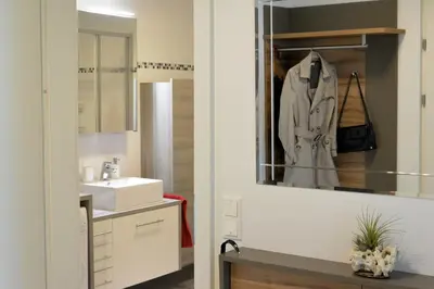 Ein Badezimmer in der Unterkunft Apartment Vienna 22