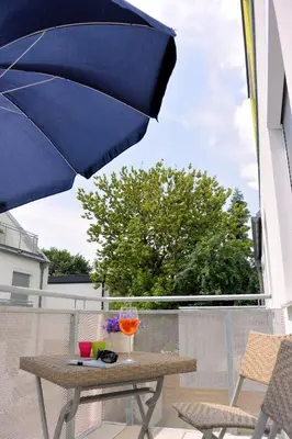 Ein Balkon oder eine Terrasse in der Unterkunft Apartment Vienna 22