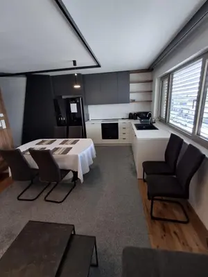 Ein Sitzbereich in der Unterkunft 3 Zimmer Wohnung