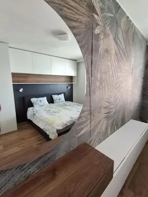 Ein Bett oder Betten in einem Zimmer der Unterkunft 3 Zimmer Wohnung