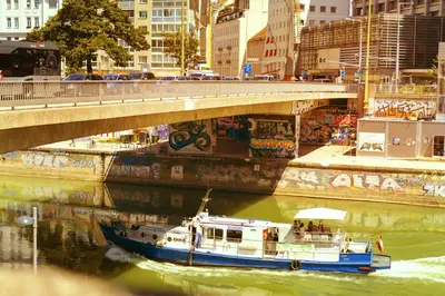 Blick auf einen Fluss in der Nähe der Ferienwohnung