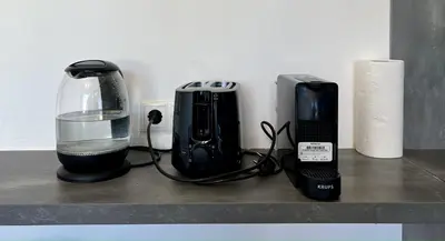 Kaffee-/Teezubehör in der Unterkunft Big Family Apartment