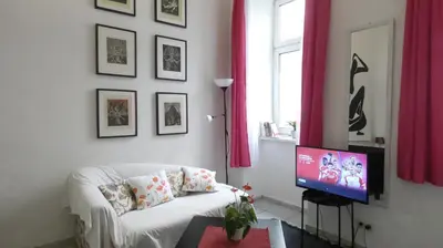 TV/Unterhaltungsangebot in der Unterkunft Studio in a Viennese traditional building, central location