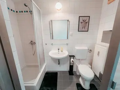 Ein Badezimmer in der Unterkunft Schönbrunn Gardens Vienna Apartment