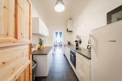 Küche/Küchenzeile in der Unterkunft 117 m² Near Nussdorferstrasse