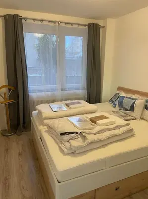 Ein Bett oder Betten in einem Zimmer der Unterkunft Apartment in Wien Mariahilferstraße/Schwendermarkt