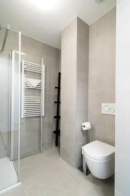 Ein Badezimmer in der Unterkunft Vienna Residence, Donaukanal - Landstraße