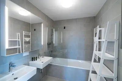 Ein Badezimmer in der Unterkunft Vienna Residence, Donaukanal - Landstraße