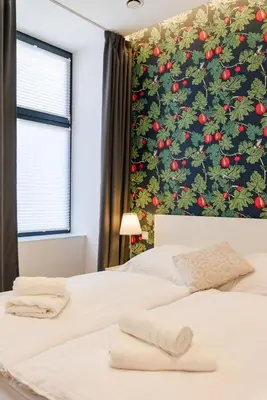 Ein Bett oder Betten in einem Zimmer der Unterkunft Gemütliches und modernes Apartment, 38m²