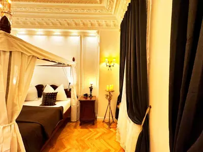Ein Sitzbereich in der Unterkunft 7th HEAVEN Vienna Center Apartments