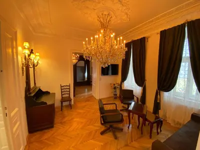 Ein Sitzbereich in der Unterkunft 7th HEAVEN Vienna Center Apartments
