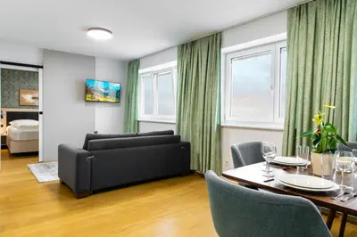 TV/Unterhaltungsangebot in der Unterkunft MyApartments Vienna Rooftop