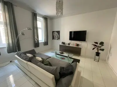 TV/Unterhaltungsangebot in der Unterkunft City-Refugium Mariahilfer Straße Stilvolles Wohnen am Puls der Stadt T4
