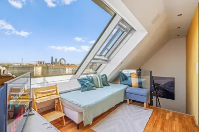 Ein Balkon oder eine Terrasse in der Unterkunft 360° View Loft 2