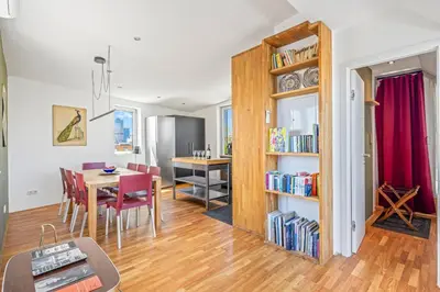 Die Bibliothek in der Ferienwohnung
