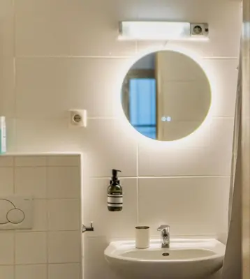 Ein Badezimmer in der Unterkunft Garden-Eden Apartment