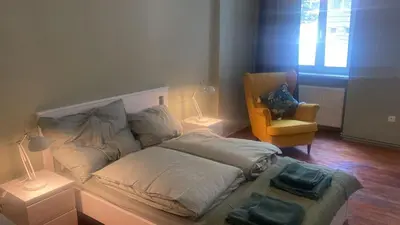 Ein Bett oder Betten in einem Zimmer der Unterkunft Casa Kruegelstein