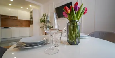 Küche/Küchenzeile in der Unterkunft BelVie Residence