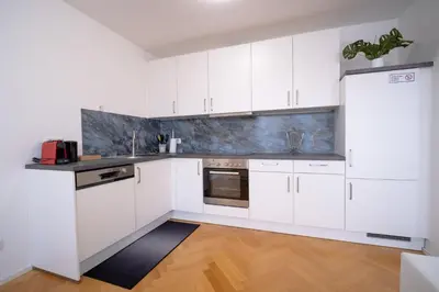 Küche/Küchenzeile in der Unterkunft Home Sweet Home - Leopold