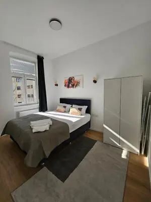 Ein Bett oder Betten in einem Zimmer der Unterkunft Cozy And Quit 1170 Vienna