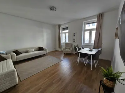 Ein Sitzbereich in der Unterkunft Cozy And Quit 1170 Vienna