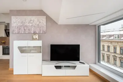 Grundriss der Unterkunft Top 12 Panorama Design Apartment