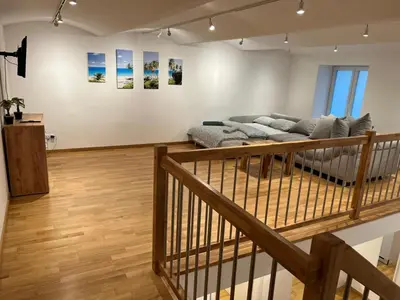 Ein Bett oder Betten in einem Zimmer der Unterkunft Luxuriöses Duplex Apartment 130m2