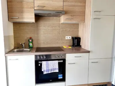 Küche/Küchenzeile in der Unterkunft Neulerchenfelder City Apartment Vienna