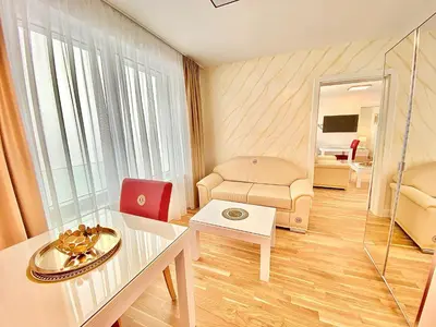 Ein Sitzbereich in der Unterkunft Steiner Residences Vienna Rembrandt