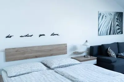 Ein Bett oder Betten in einem Zimmer der Unterkunft Gemütliches Apartment in Wien