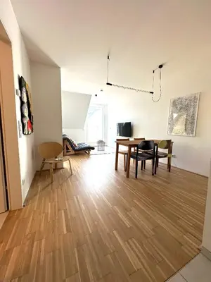Ein Sitzbereich in der Unterkunft COHO City Apartments