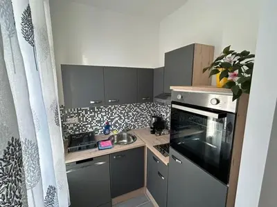 Küche/Küchenzeile in der Unterkunft Paky Appartements 00207